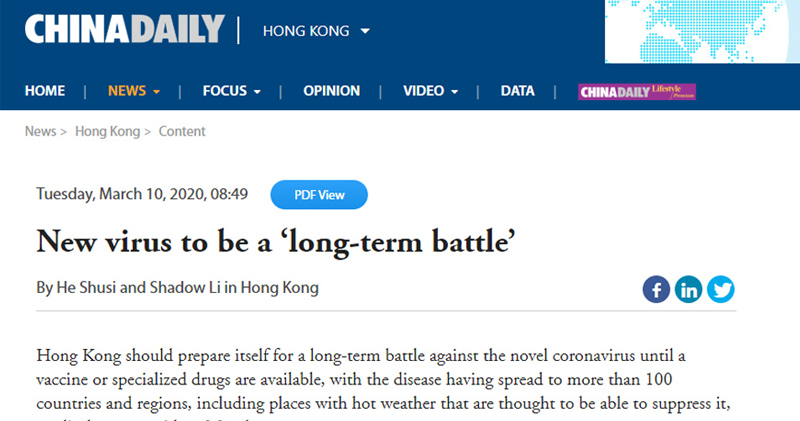 CU Medicine featured in China Daily