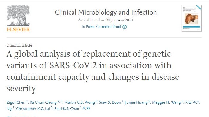 Clinical Microbiology and Infection