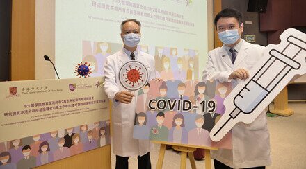 CU Medicine Estimates 20,000 COVID-19 Hidden Infections in Hong Kong  All Vaccinated Persons in HK Developed Neutralising Antibody After Two Doses  Urgent Call for the Largely Unprotected Population to Get Vaccinated 