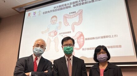 中大聯同港大及倫敦大學學院破解基因突變引致先天性巨結腸症機制 為開發嶄新治療方案提供線索