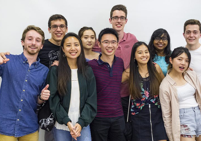 Incoming exchange students bid farewell to Spring Term 2019