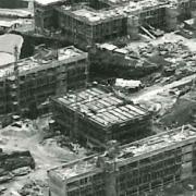 Construction Site of United College and  Wu Chung Library (Photo Courtesy of University Archives, CUHK)