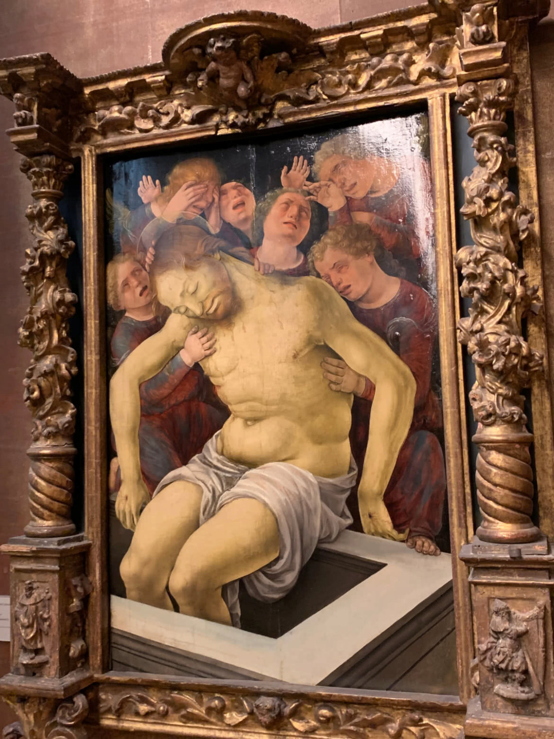 The Dead Christ Supported by the Mourning Angels (Liberale da Verona, c.1445–c.1526) The Dead Christ Supported by the Mourning Angels (Liberale da Verona, c.1445–c.1526)