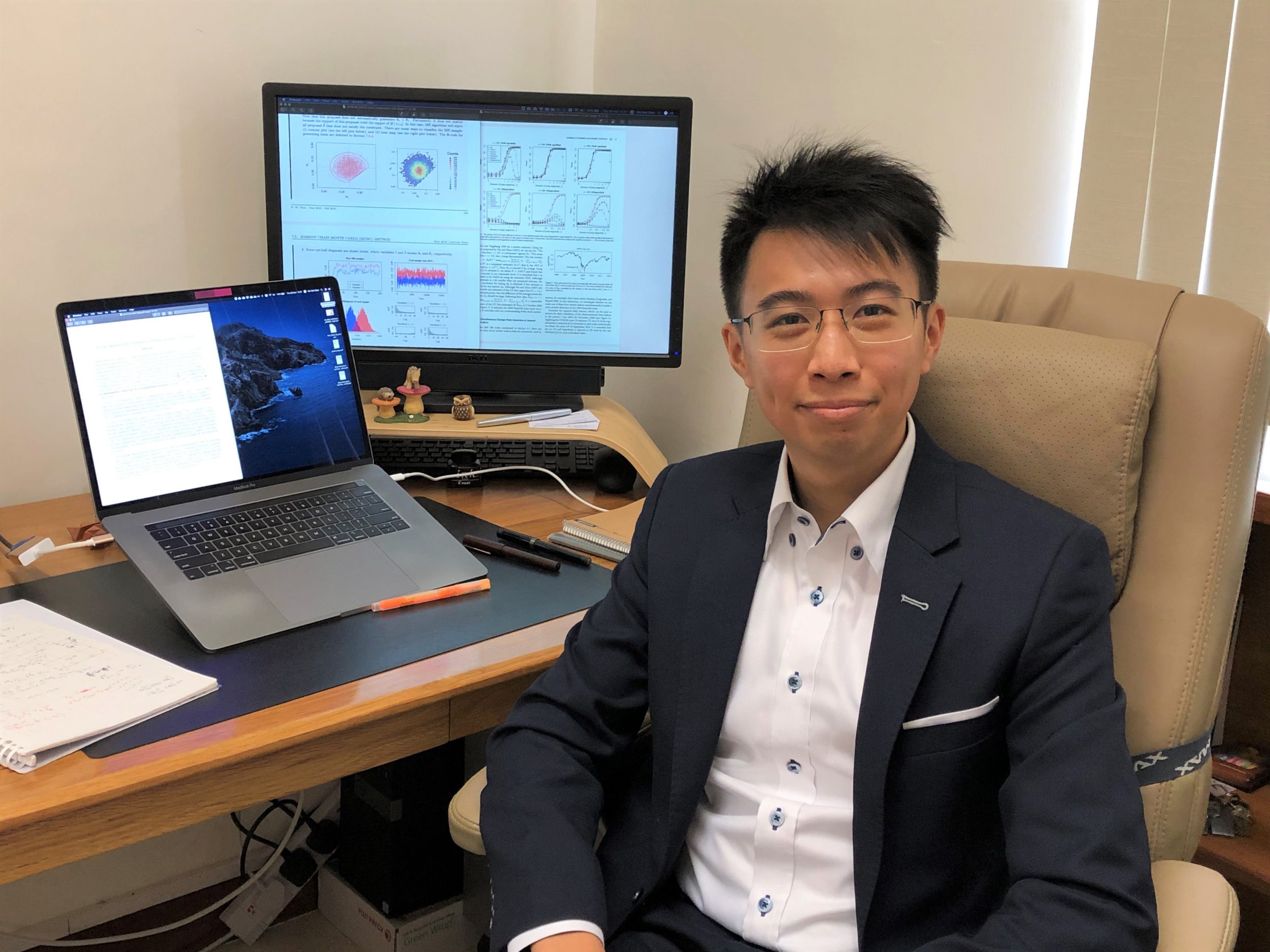 Professor Chan has made his “Bridge-building Dream” comes true when he started studying statistics.