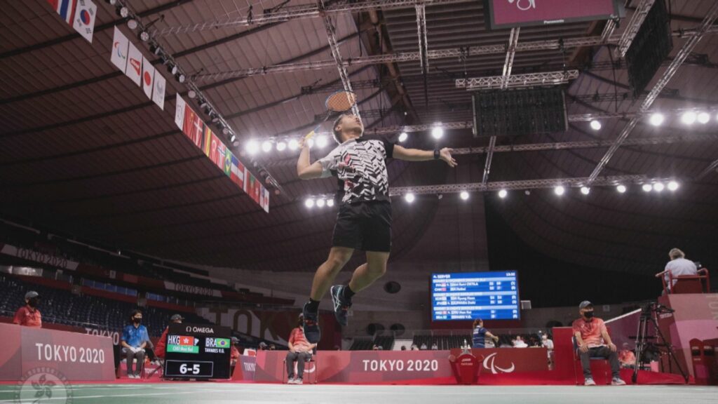 Chu Man-kai at the 2020 Tokyo Paralympics (photo courtesy of Chu Man-kai)