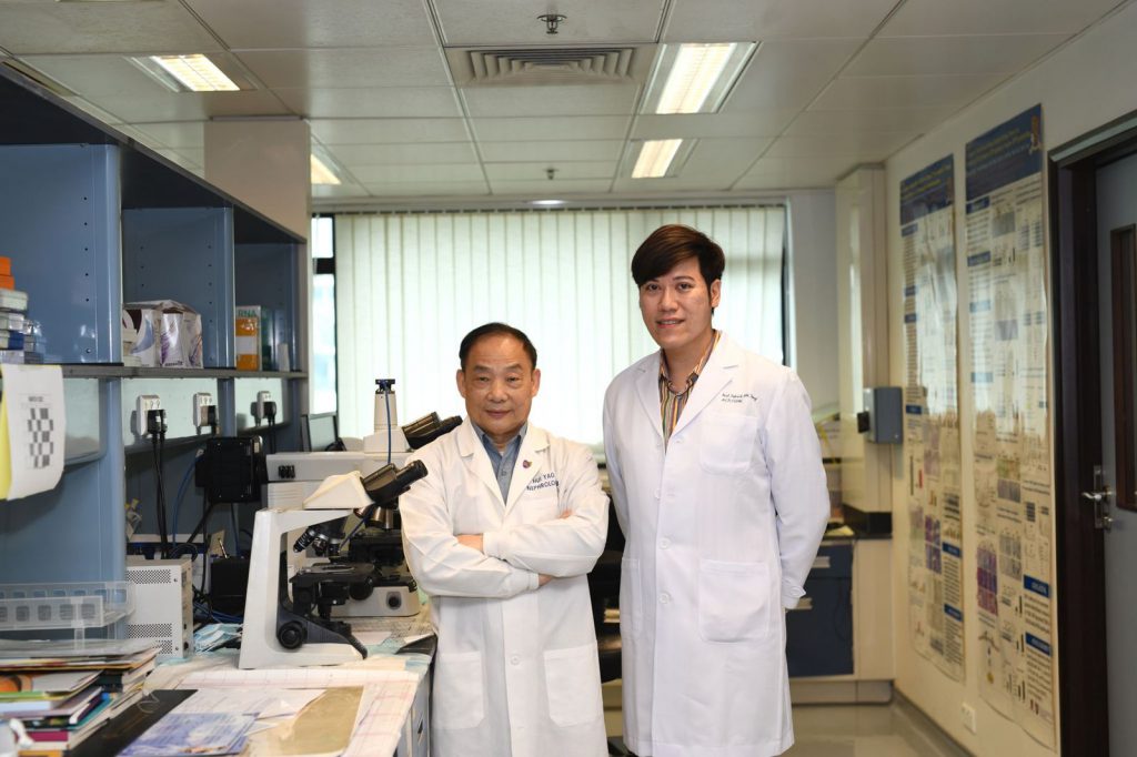 A novel virus-free anticancer gene therapy, developed by Dr. Patrick Ming Kuen TANG (right) and Professor Huiyao LAN (left), receives the Gold Medal with Congratulations of the Jury in the International Exhibition of Inventions Geneva 2021.