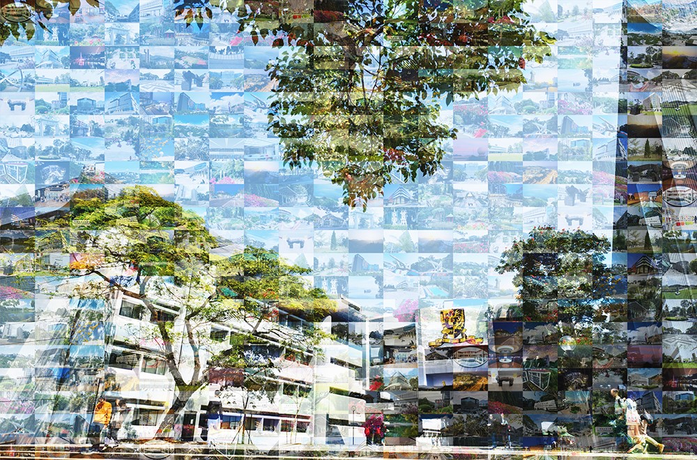 中大地標圖像「百萬豐彩」（Million Colors of CUHK）