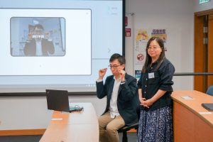 Mr. CHENG said that SignTown requires ordinary computer or laptops webcam to detect a three-dimensional sign language, including phonetic features like handshapes, orientations, and movements.