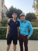 LAU Ka-tung (left), an undergraduate Physics student from CUHK, worked with Prof. Tjonnie G. F. LI in the LIGO Laboratory at the California Institute of Technology over the summer of 2015.