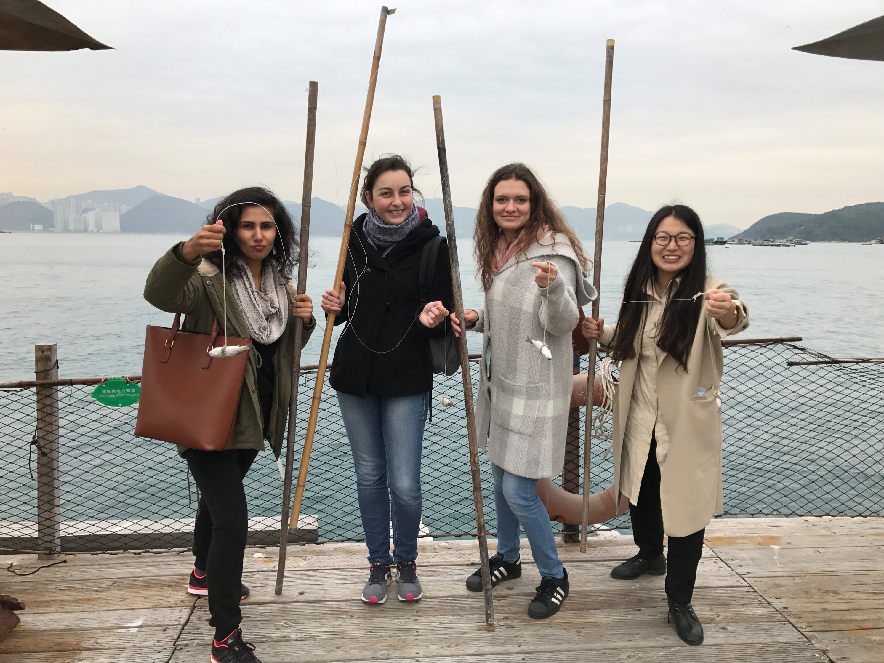 The i-Ambassadors experience the lives of fishermen in the Lamma Island