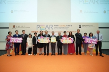 Professor Rocky S. Tuan, Mr. Leong Cheung, Professor Chi-yue Chiu, with members of the JC-PEAR Project Management Committee and representatives from the resource and partner schools