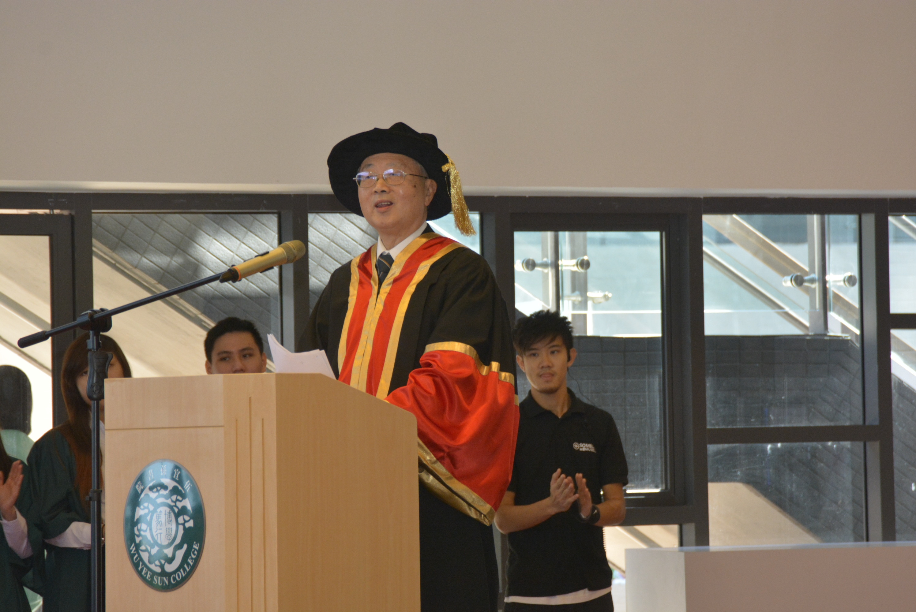 Address by College Master, Professor Rance P.L. Lee