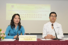 Professor Cheuk-man Yu, Head of Division of Cardiology, Professor of Medicine and Therapeutics (right) and Professor Vivian Wing-yan Lee, Assistant Professor, School of Pharmacy, CUHK