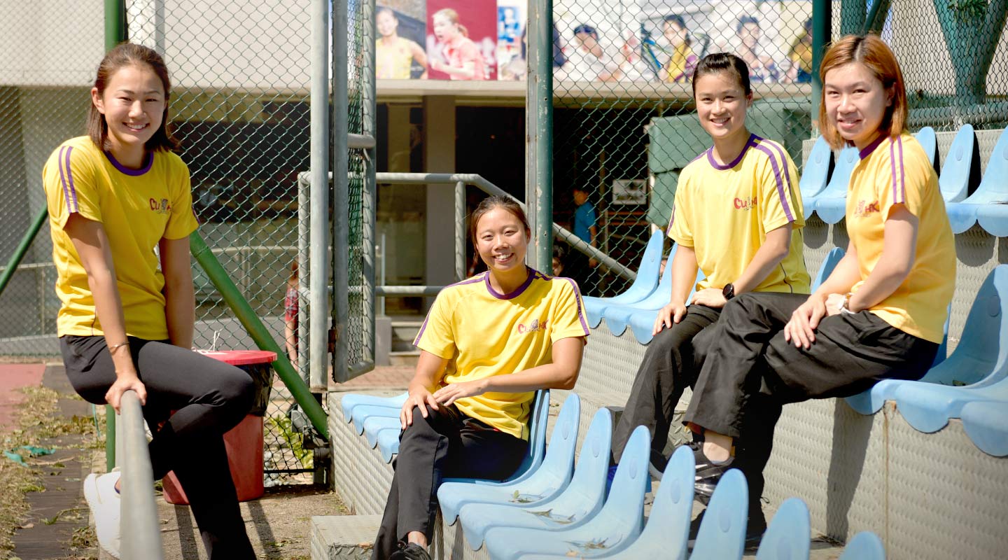 From left: Lui Lai-yiu, Choi Yan-yin, Lee Ka-yi, Lee Ho-ching <em>(Photo by ISO Staff)</em>