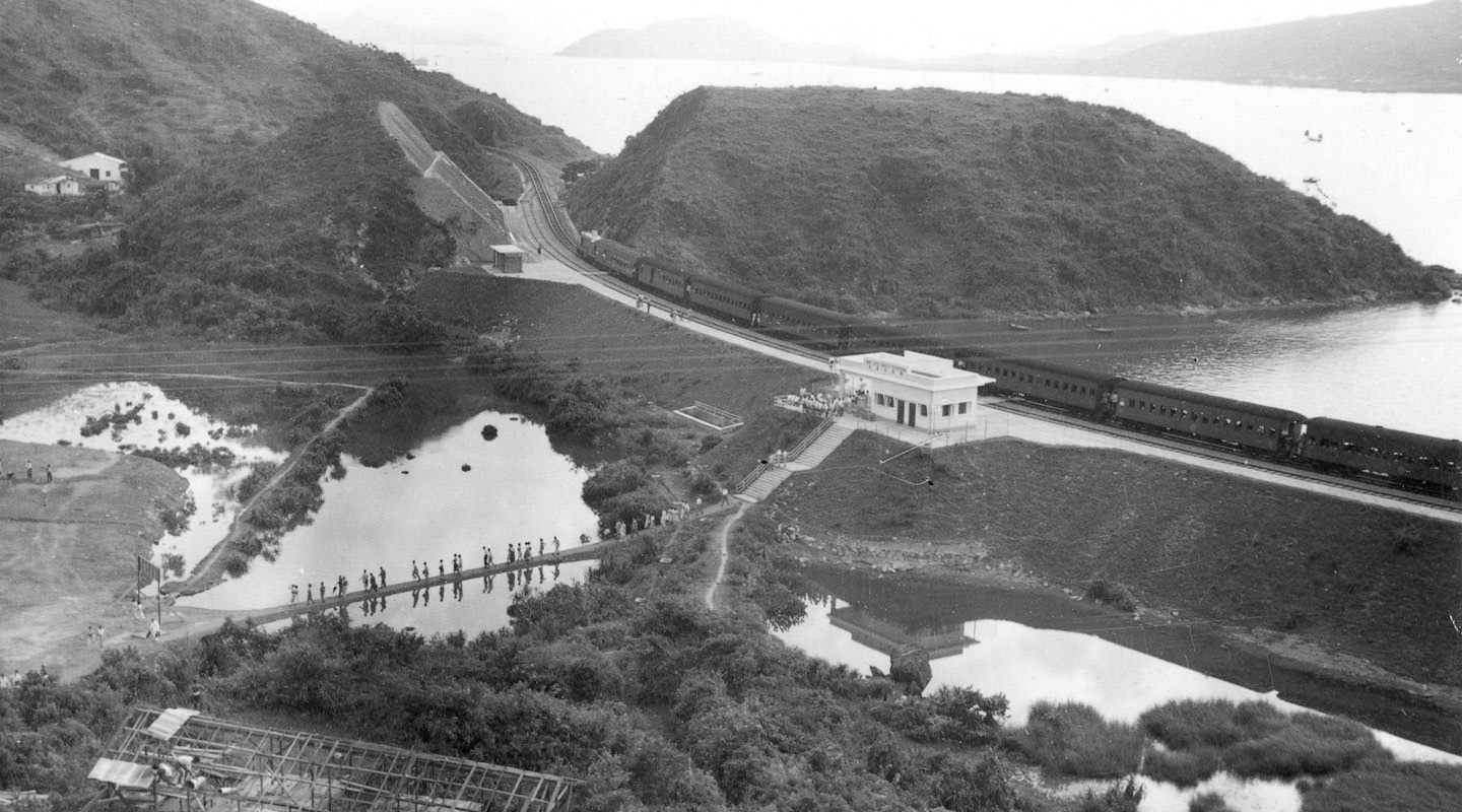 崇基學院位於馬料水的校舍興建期間