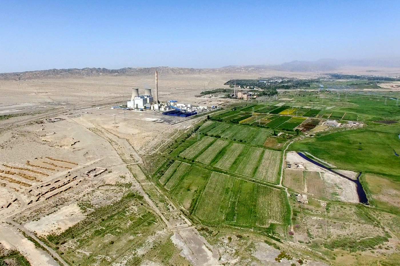 A coal power plant in China