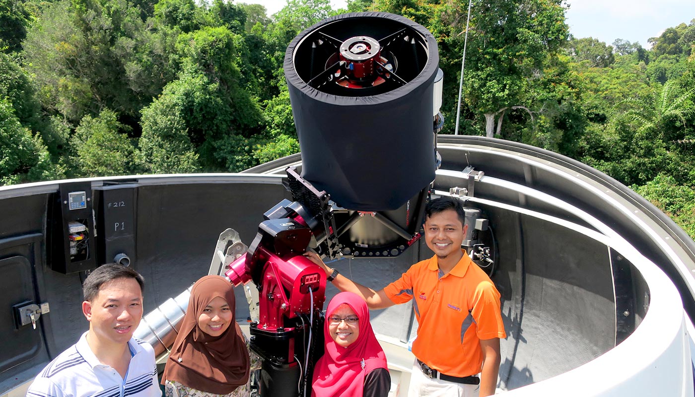 Constructing a 0.5 m aperture telescope for Langkawi National Observatory in Malaysia <em>(Courtesy of the interviewee)</em>