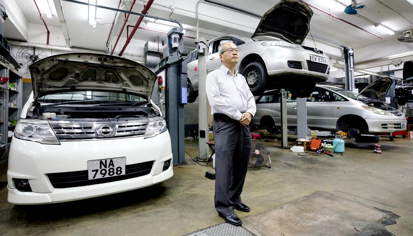 The automotive workshop run by Simon Ngai gives troubled youths a new lease of life