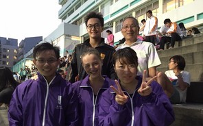 Morningsiders at the Intercollegiate Aquatic Meet