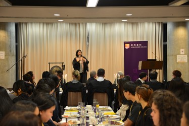 Students at Formal Hall 