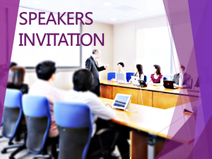 speaker invitation