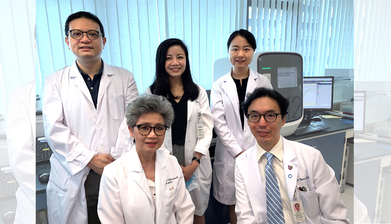 Professor Juliana Chan (front left) and Professor Ronald Ma (front right) lead the team at CUHK for diabetes research.