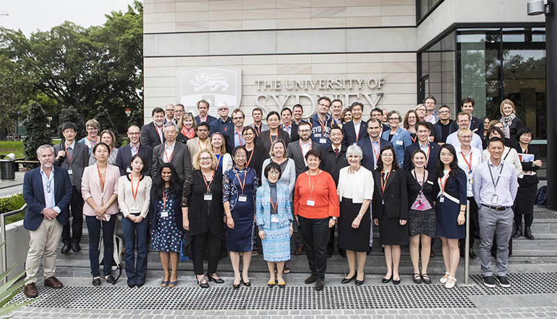 The CUHK delegation takes part in the Sydney Summit to discuss ways to address global challenges.