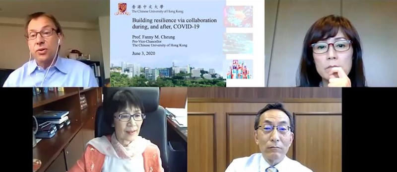 Prof. Fanny Cheung speaks at Virtual THE Live Asia 2020.