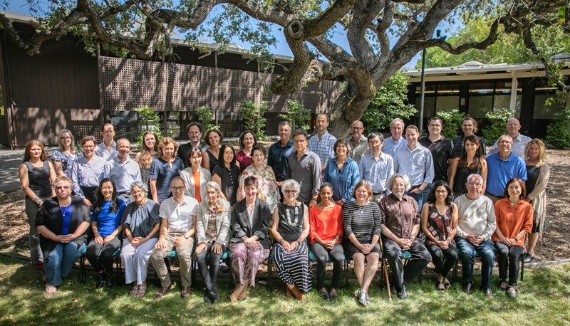 The CASBS class of 2019–20 comprises scholars in the fields of communication, earth sciences, law, medicine and political science, among others. (Photo courtesy of CASBS)