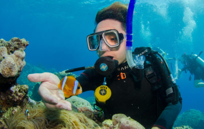 Exploring the reefs in Australia