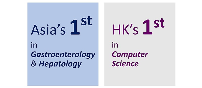 CUHK’s excellence in Computer Science, and Gastroenterology and Hepatology is recognised in the Best Global Universities Subject Rankings of the US News and World Report 2021.