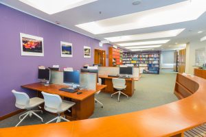 The Information Commons in Lee Quo Wei Law Library 