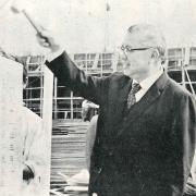 United College Wu Chung Library Foundation Laying Ceremony on 18 March 1971