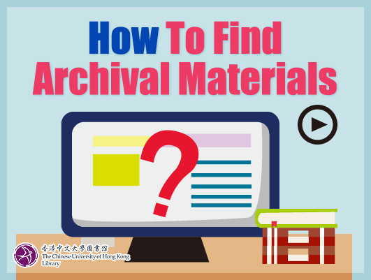 How to Find Archival Materials