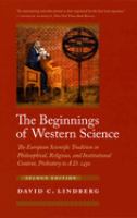 The beginnings of western science