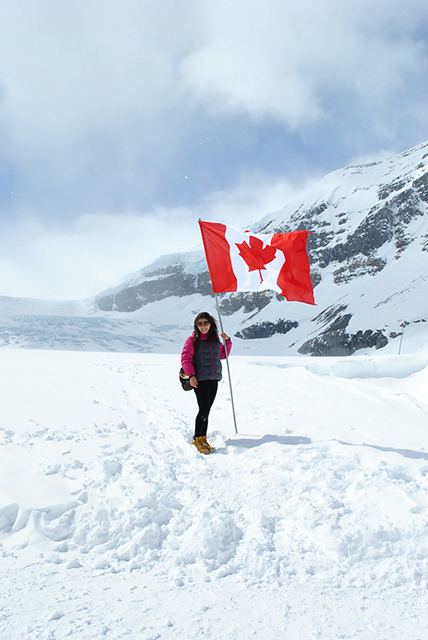 Meeting new friends in Canada