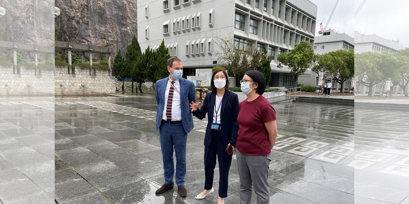 The Consul General of the Netherlands Consulate General in Hong Kong & Macao pays a courtesy visit to CUHK.