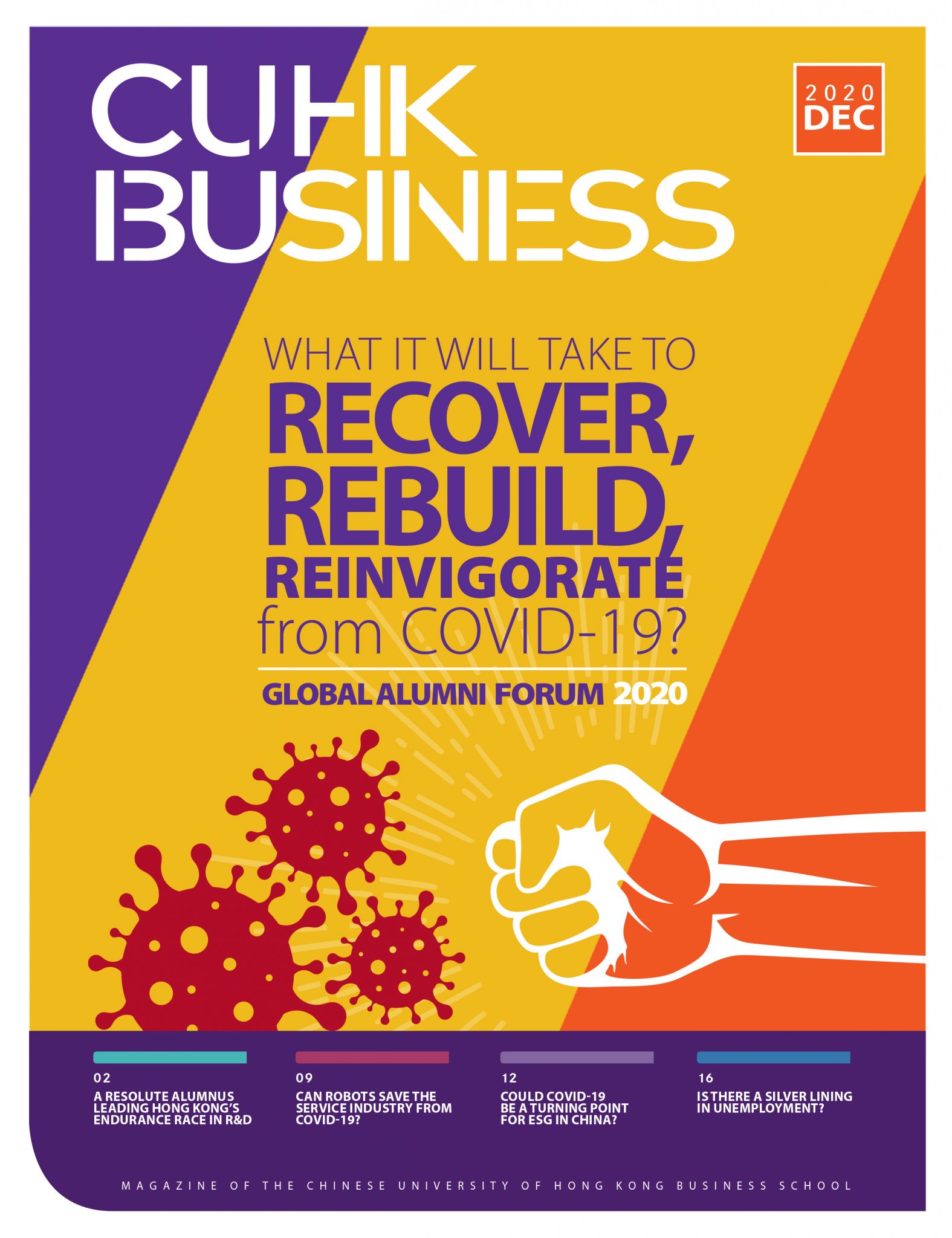 CUHK Business (Dec 2020) Cover