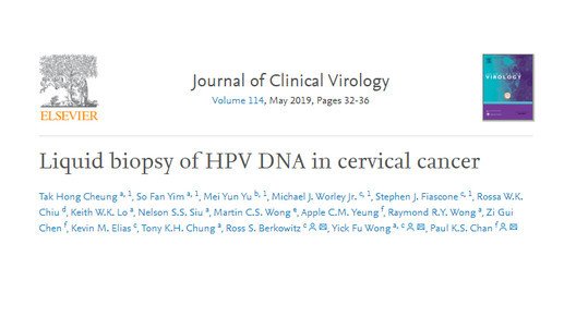 Potential tumour marker for cervical cancer