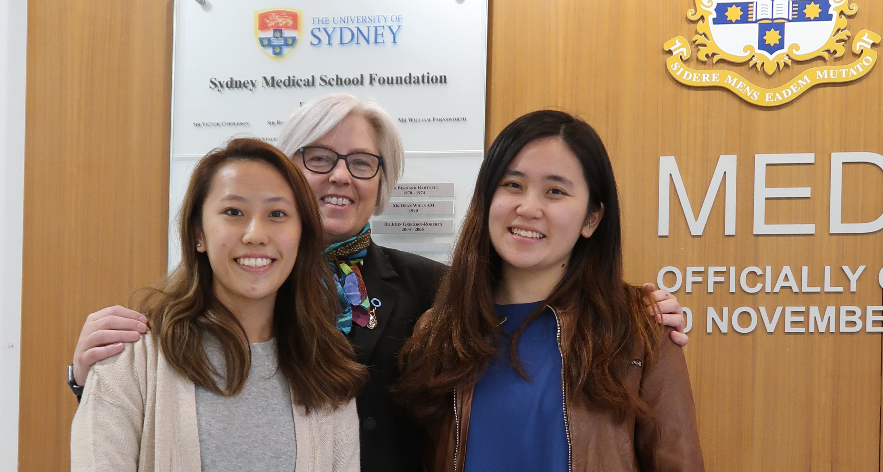 First GEMS scholars Sabrina Chia and Stefanie Law 