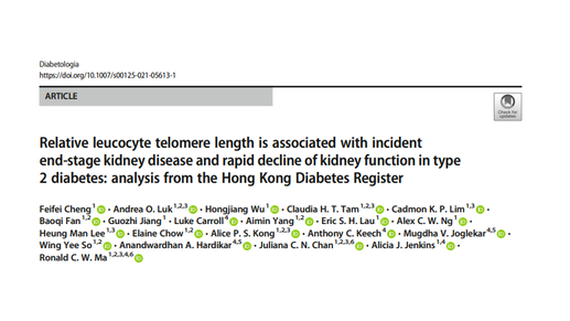 DNA telomere length to predict end-stage kidney disease