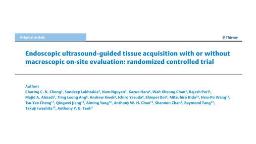 Use of macroscopic on-site evaluation 