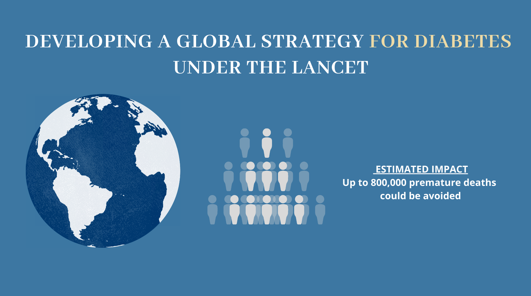 New Lancet Report Covering Global Strategy for Diabetes Prevention and Care 