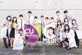 Group photo of medical freshmen