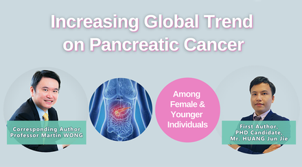 中大医学院发现胰脏癌有全球上升及年轻化趋势 女性上升幅度较高