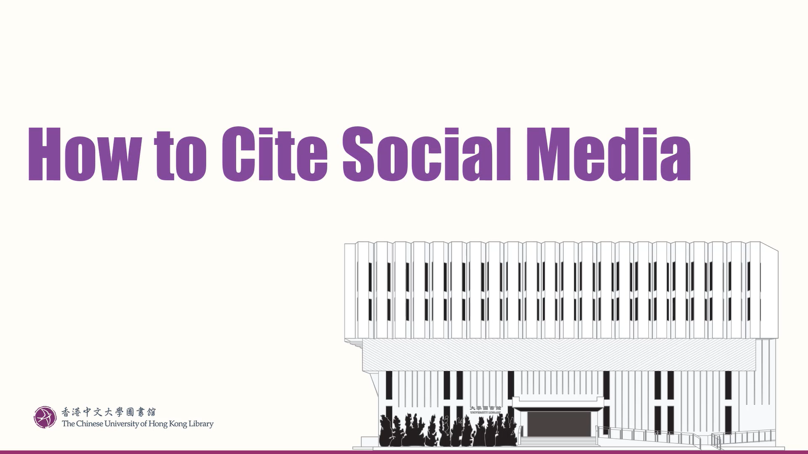 How to Cite Social Media