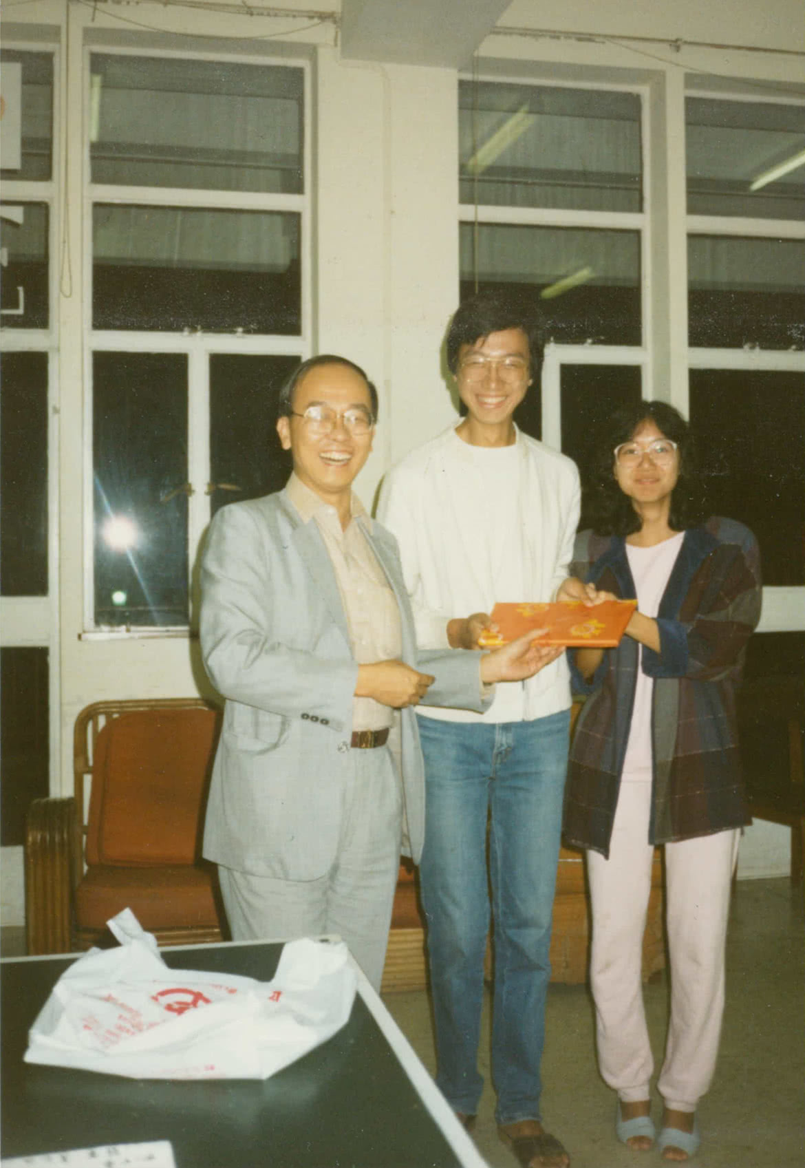 Stephen Chan with the Rev. Canon Alan Chor-Choi Chan, former Head of Theology Division