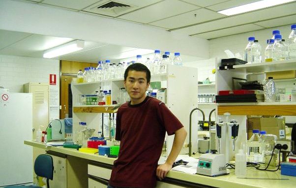 Prof. Ip in the laboratory of Prof. Campbell. He joined a student research programme when he was a second year student.