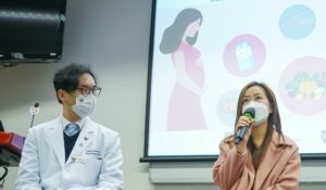 Ms Poon shares that she did not cut all the intake of her favourite food during pregnancy but carefully controlled the amount of those food.