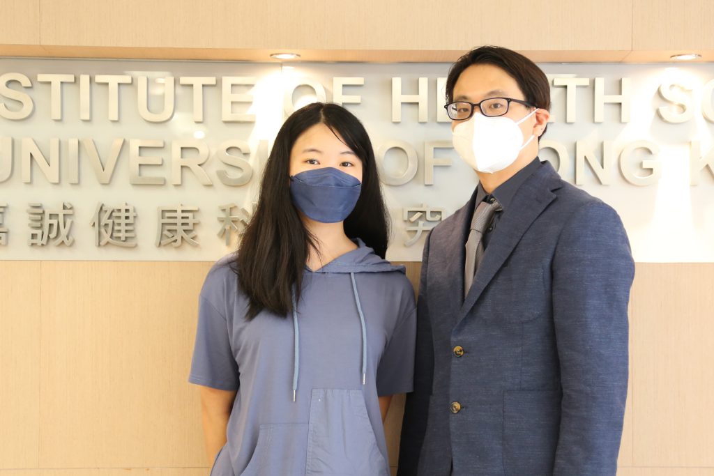 Professor Peter Pak Hang CHEUNG, Assistant Professor of the Department of Chemical Pathology (right), and Ms. Wing Ying AU, MPhil student of the Department of Chemical Pathology at CU Medicine co-authored the study.